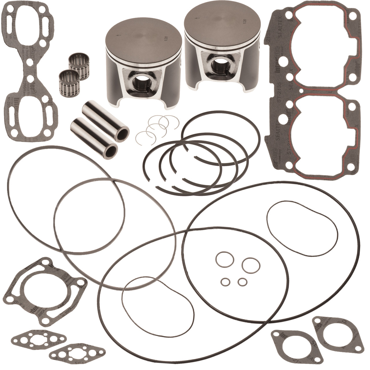 Sea-Doo Exhaust Manifold Gasket Kit - Fits 787 & 800 Engines, Includes Manifold & Head Pipe Gaskets